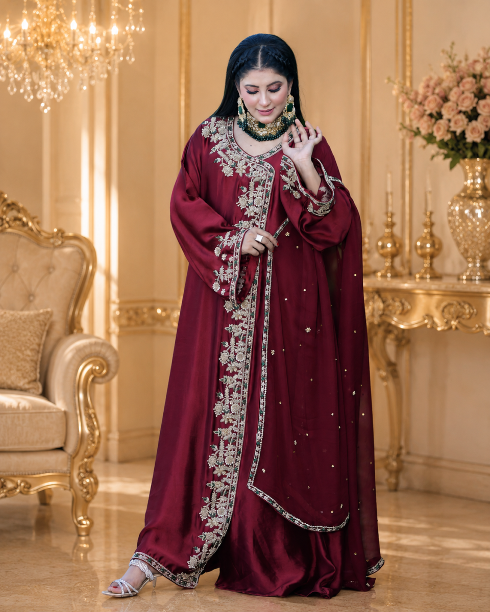 Angrakha Gown Shamim Premium